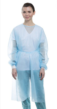 ValuMax Isolation Gown – Knit Cuff (50/Case) - Blue