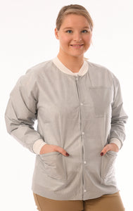 (10/Pack) Heavy Weight Disposable Lab Jackets - Neutrals