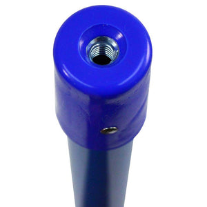 (12/Case) Blue Fiberglass Screw-Type Mop Handle - 1 in. x 60 in.