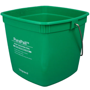 (12/Case) 3 qt. Utility Purapail Green 