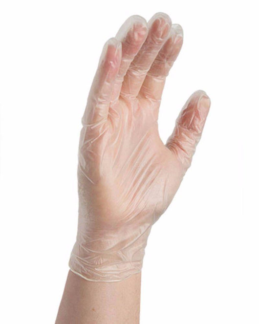 Clear Vinyl 4mil Powder Free Industrial Gloves