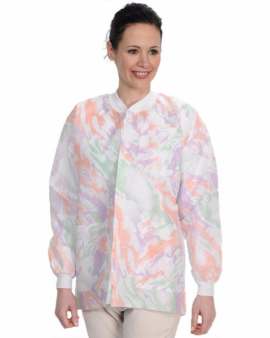 (10/Pack) Valumax Heavy Weight Disposable Lab Jackets - Neutrals