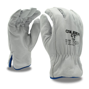 (Sold by the Pair) CALIBER-GT™ Cut-Resistant Goatskin Leather Glove ANSI Cut Level A5