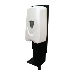 Black Metal Hand Sanitizer Dispenser Stand