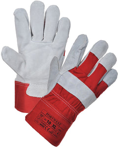 (12/Case) Portwest Premium Leather Rigger Glove