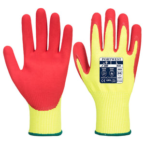(6/Case) Portwest Vis-Tex HR Level A4 Cut Resistant Nitrile Coated Glove