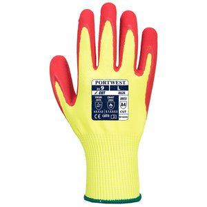 (6/Case) Portwest Vis-Tex HR Level A4 Cut Resistant Nitrile Coated Glove