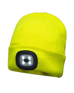 Portwest Rechargeable LED Head Light Winter Hat
