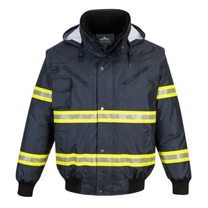 Portwest Navy Iona Xtra 3-in-1 Bomber Jacket