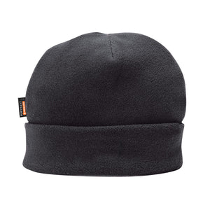 (6/Case) Portwest Black Fleece Hat Insulatex Lined