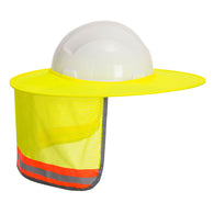 (3/Case) Hi-Vis Mesh Sun Shield Yellow