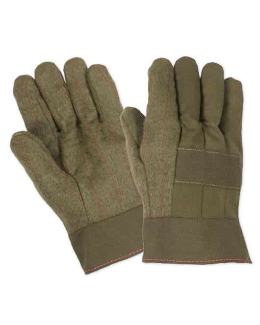 Extra Heavy Weight Flame Retardant Nap Out Hot Mill Band Cuff Gloves