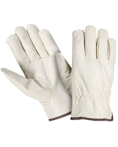 Grain Leather Cowhide Driver Gloves