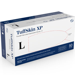 TuffSkin XP Heavy Duty Blue Latex (14 mil) | Exam Grade | Case of 500