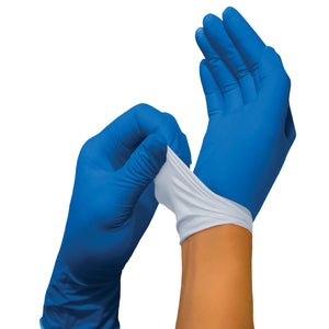 (48 Case/Full Pallet) NitraGrip Pro 2-Ply Nitrile Exam Gloves (8 mil) | Exam Grade | Case of 500 (2X-3X = 450)