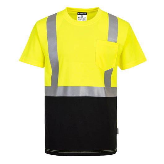 Class 2 Portwest Nashville Two-Tone T-Shirt Yellow/Black
