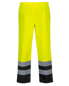 Class 3 Portwest Hi-Vis Yellow Two Tone Traffic Pants