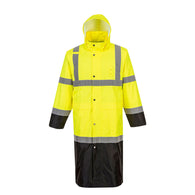 Class 3 Portwest Hi-Vis Contrast Rain Coat 48