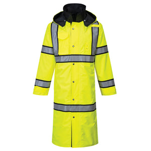 Class 3 Portwest Hi-Vis Reversible Rain Coat 48